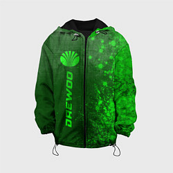 Куртка с капюшоном детская Daewoo - green gradient по-вертикали, цвет: 3D-черный