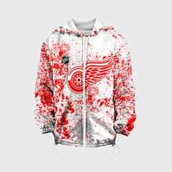 Куртка с капюшоном детская Detroit Red Wings NHL white, цвет: 3D-белый