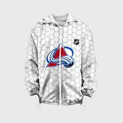 Куртка с капюшоном детская Колорадо Эвеланш - белые соты, цвет: 3D-белый
