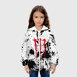 Куртка с капюшоном детская Monster energy краски, цвет: 3D-белый — фото 2