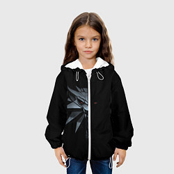 Куртка с капюшоном детская Зверь в полумраке - Ведьмак 3, цвет: 3D-белый — фото 2