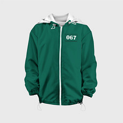 Куртка с капюшоном детская Форма игрока 067 Кан Сэ-бёк, цвет: 3D-белый