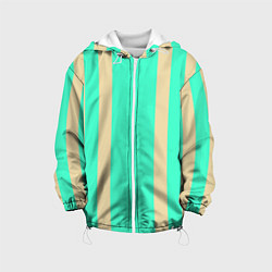 Детская куртка Color blue beige stripes