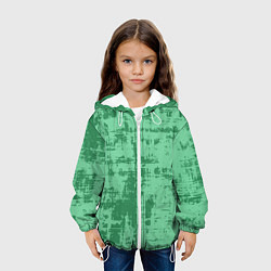 Куртка с капюшоном детская Текстура с потертостями, цвет: 3D-белый — фото 2