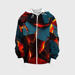 Куртка с капюшоном детская Orange glow, цвет: 3D-белый