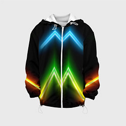 Детская куртка Neon multicolored lines