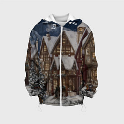 Детская куртка Новогодние дома