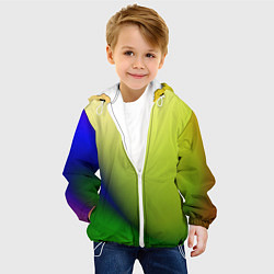 Куртка с капюшоном детская The color is multicolored, цвет: 3D-белый — фото 2