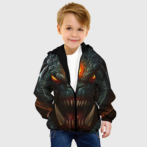 Детская куртка Roshan Rage / 3D-Черный – фото 4