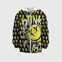 Куртка с капюшоном детская Blink-182: Smile, цвет: 3D-белый