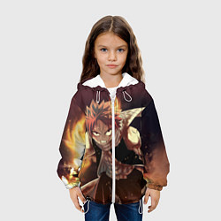 Куртка с капюшоном детская Fairy tail, цвет: 3D-белый — фото 2