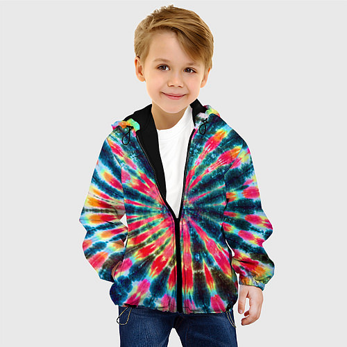 Детская куртка Tie dye / 3D-Черный – фото 4