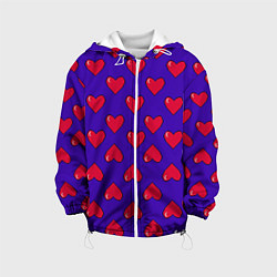 Детская куртка Hearts Pattern