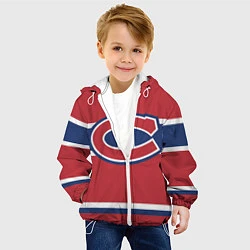 Куртка с капюшоном детская Montreal Canadiens, цвет: 3D-белый — фото 2