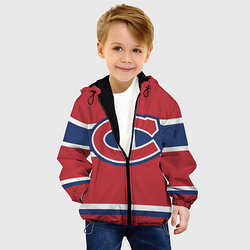 Детская куртка Montreal Canadiens / 3D-Черный – фото 4