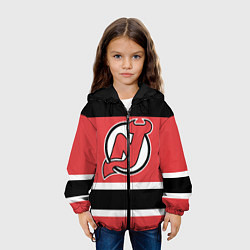 Куртка с капюшоном детская New Jersey Devils, цвет: 3D-черный — фото 2
