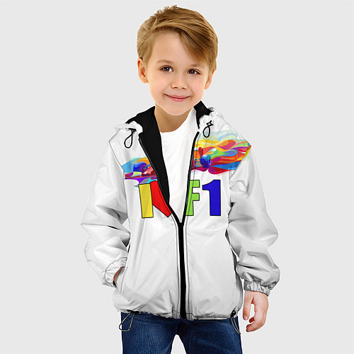 Детская куртка Я люблю F1 / 3D-Черный – фото 4