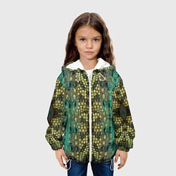 Куртка с капюшоном детская Крокодил, цвет: 3D-белый — фото 2
