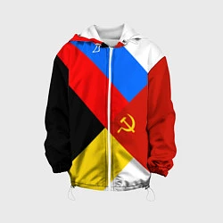 Куртка с капюшоном детская Вечная Россия, цвет: 3D-белый