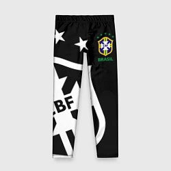 Леггинсы для девочки Brazil Team: Exclusive, цвет: 3D-принт