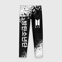 Леггинсы для девочки BTS, цвет: 3D-принт