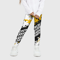 Леггинсы для девочки Need for Speed, цвет: 3D-принт — фото 2
