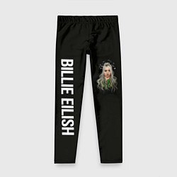 Леггинсы для девочки BILLIE EILISH, цвет: 3D-принт