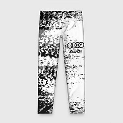 Леггинсы для девочки AUDI, цвет: 3D-принт