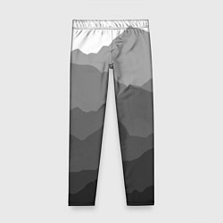 Леггинсы для девочки Горы, цвет: 3D-принт