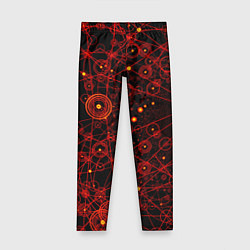 Леггинсы для девочки Данные сети, цвет: 3D-принт