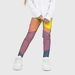 Леггинсы для девочки Векторный Египед, цвет: 3D-принт — фото 2