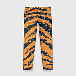 Леггинсы для девочки Новогодняя шкура тигра, цвет: 3D-принт