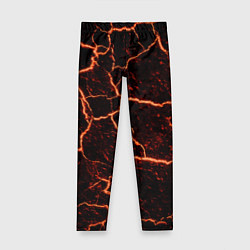 Детские легинсы Раскаленная лаваhot lava