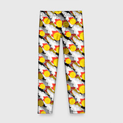 Леггинсы для девочки Падение Биткоина, цвет: 3D-принт