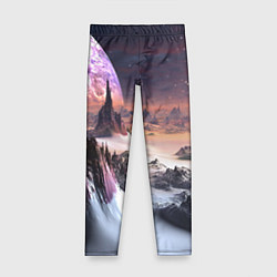 Леггинсы для девочки Cosmic fantasy art, цвет: 3D-принт