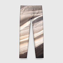 Леггинсы для девочки Абстрактные волны и огни бесконечности, цвет: 3D-принт