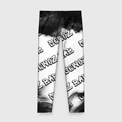 Детские легинсы Рэпер Sqwoz Bab в стиле граффити: паттерн