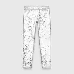 Леггинсы для девочки Потертость и бызги, цвет: 3D-принт