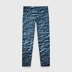 Леггинсы для девочки Текстура мятой бумаги, цвет: 3D-принт
