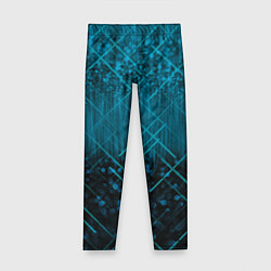 Леггинсы для девочки Темно фиолетовые пузыри, цвет: 3D-принт