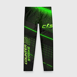 Детские легинсы CS2 green neon