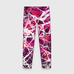 Детские легинсы Абстракция - черная вдова