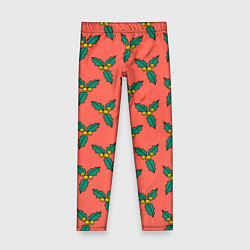 Детские легинсы Ягоды остролиста