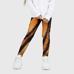 Леггинсы для девочки Тигровая шкура, цвет: 3D-принт — фото 2