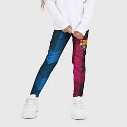 Леггинсы для девочки Real Madrid sport uniform, цвет: 3D-принт — фото 2