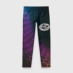 Леггинсы для девочки PSV футбольная сетка, цвет: 3D-принт