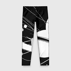 Детские легинсы Black and white vanguard abstraction - ai art fant