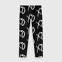 Леггинсы для девочки The Weeknd XO, цвет: 3D-принт