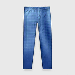 Леггинсы для девочки Сине-голубой текстурированный градиент, цвет: 3D-принт