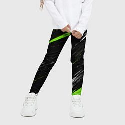 Леггинсы для девочки Sports suit, цвет: 3D-принт — фото 2